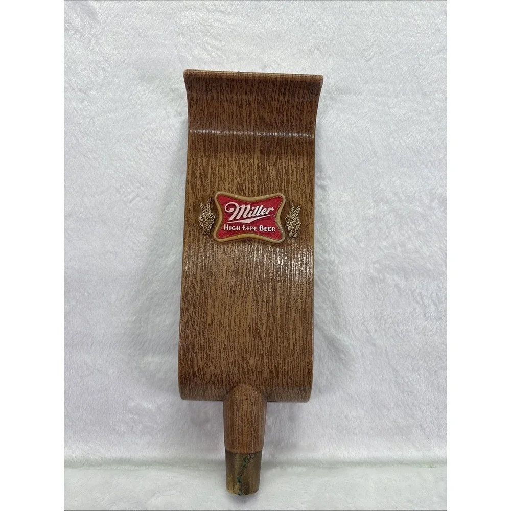Vintage Miller High Life Beer Tap Handle Breweriana Man Cave Barware
